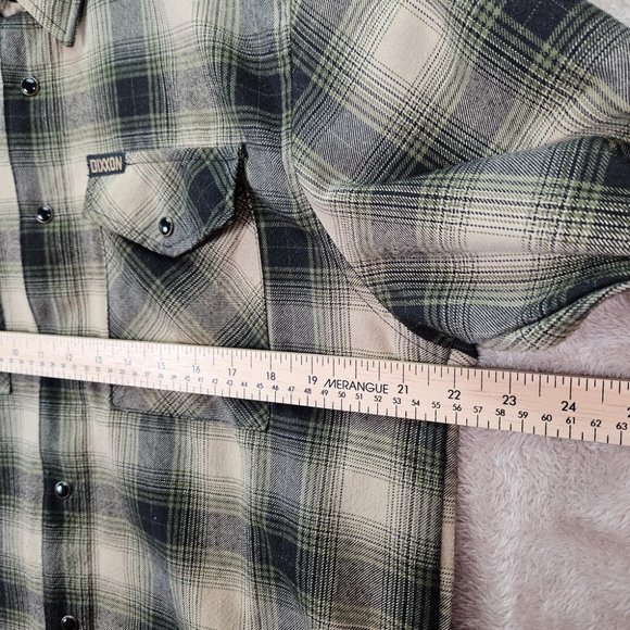 Dixxon Flannel Company The Platoon Pearl Snap Plaid Shirt Men's Sz M Long Sleeve - Picture 3 of 10